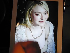 Dakota Fanning cumtribute - february 2014