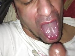 Feeding Time for a cum hungry cocksucker