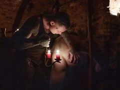 Bear Jerry power-fucked by tattoed hunk Ryan Cage