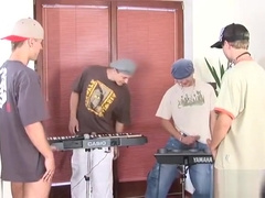 Hot Step brothers anal creampie