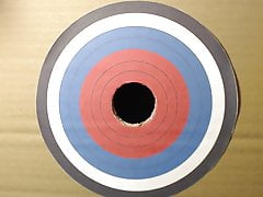 Cock used as dartboard