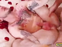 hot lovers fucking cum on face