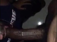 Immense Black Manhood Bj by Amateur Multiracial Duo