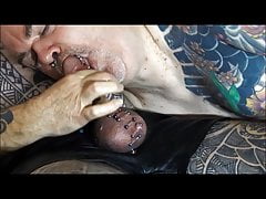 Gay Cum Whore and Cum Shot in Slow Motion