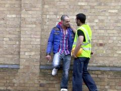 Lucio Saints and Issac Jones in the abandoned building-sex