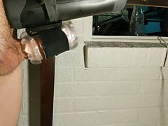 Fleshlight Launch under table handy