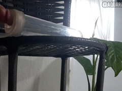 I stuck my jizz-shotgun in my shaft pump because my manstick was angry and wished puss
