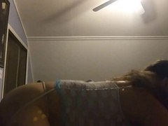 Sissy Kayla Takes On Two Dildos