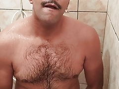 Handjob in shower