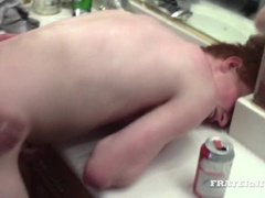 Encaged breezy gets drilled