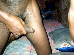 Gay male masturbation, black male solo, live masturbation