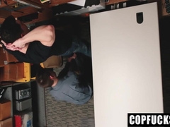 Guy Caught Picking Up A Pregnancy Test And Attempting To Hide It In His Pants - Copfucks 8 Min