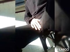 Woke up so horny my cock is so wet with precum cum tounge me