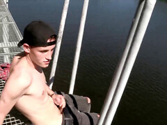 Wet, hung twink, dirty scout