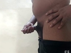 Bareback anal, fucked by two, straight guy