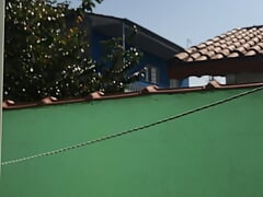 Masturbating in the sun