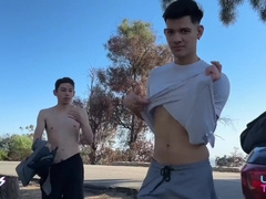 Public Suck And Cum! Almost Caught! Hung Uncut Stud All American Jay Magnus
