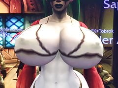 Cuming on a Night elf 3 (old cum tribute)
