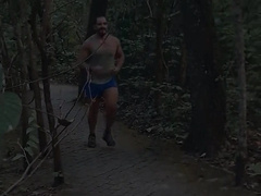 Bj'ed a Gigantic Prick Out in the Forest