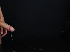 Huge cumshot across my desk