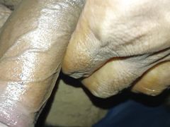 Masturbate sex penis fist smeared with oil