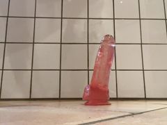 Dildo anal squat