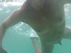 naked in water