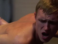 Petite slut with tattoos is having anal sex in the alley