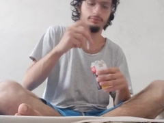 Dude smoking at Morning/ Stud Fetish Love cigarrets.