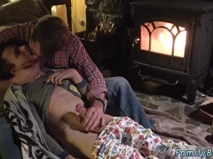 Queer nubile dudes video and dinky blowing youthfull hardcore Father Family Cabin Retreat