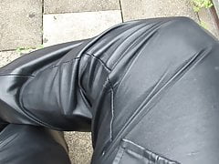 Black leather and boots