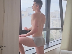 Idol Ray Diesel's enormous meaty salami violating into his bum.