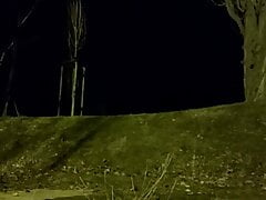Night outside mastrubation bei Hadway