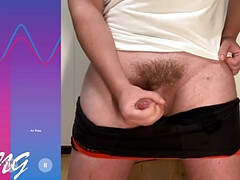 Huge Hands Free Postate Orgasm Cumshot in Underwear