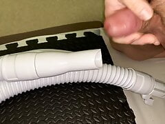 Small Penis Cumming In And On A Lovely Vacuum Cleaner Hose