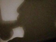 Slave #1 warming up my cock