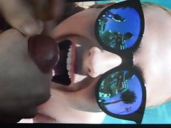 Sophie Turner One Man Bukkake Triple Cum Tribute
