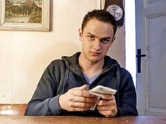 Hairy booty hottie getting screwed on all fours