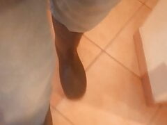 Walking in my boots rubber