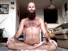 Gay naked, gay yoga, nude