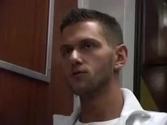 Watching each other while wanking in the metro