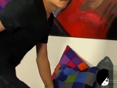 Kinky twink seduces his partner into fucking his tight ass