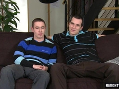 Huge Prick Father Gargles On and Takes a Facial of Cum