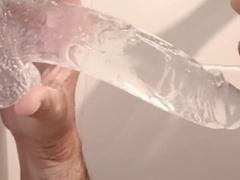 Outstanding Gargle till Sack Of Babymakers of a 23 Cm Gigantic Faux-Cock!