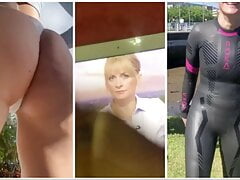 Louise Minchin Split Screen Cum Tribute With Twerking Ass