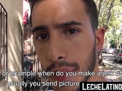 LecheLatinos.com - Young Latino's first time bareback fuck for money in a wild session