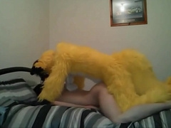 Skinny Twink Fucked By Mascot