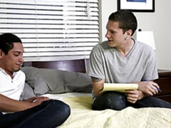 Jimmy Law and Blake Barnes enjoy missionary anal