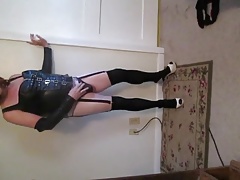 CD (Me) in sexy outfit stroking Myself