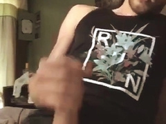 Draining and edging gigantic trunk (jizz shot compilation)